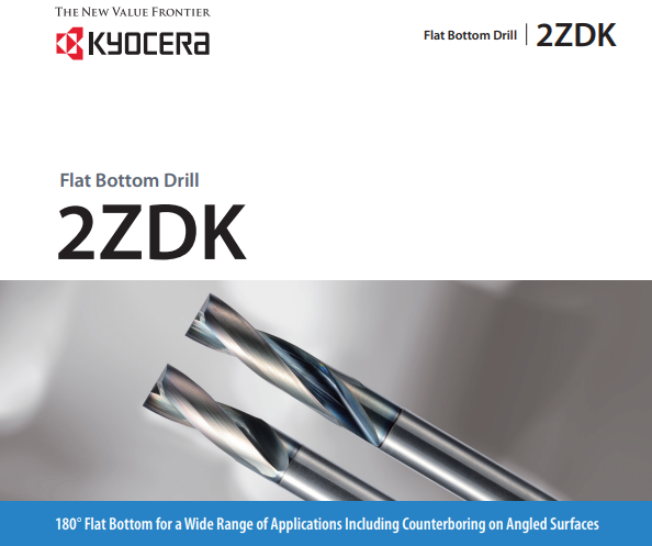 Dao khoan đầu phẳng 2ZDK-HP KYOCERA