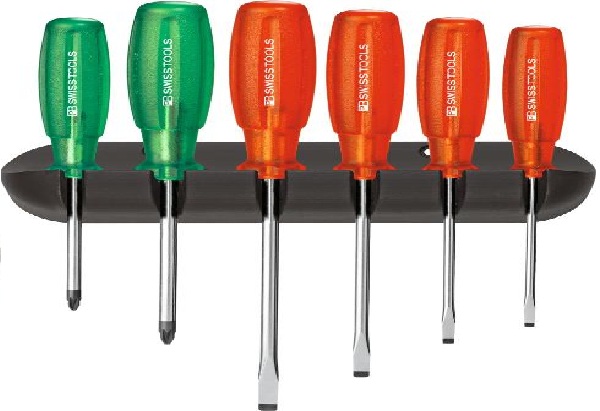 Bộ tuốc nơ vít Slot-head và Pozidriv 667050 '4/2