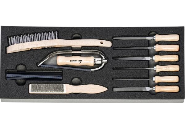 Bộ dũa mài và bàn chải sắt 952218 10