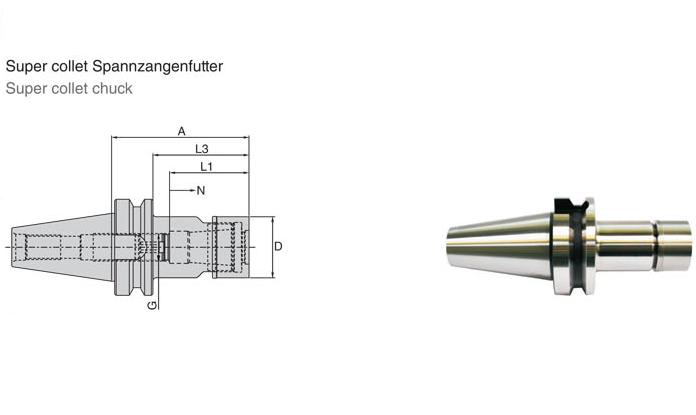 Super Collet Chuck BT