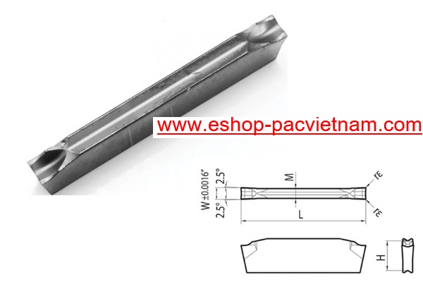 Lưỡi dao cắt đứt/rãnh GDM2020N-020