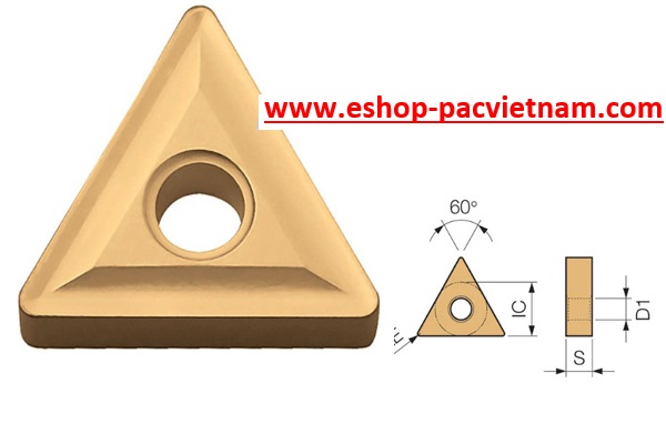 Lưỡi dao tiện TNMG1604