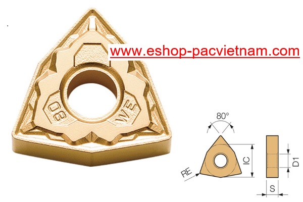 Lưỡi dao tiện WNMG0804