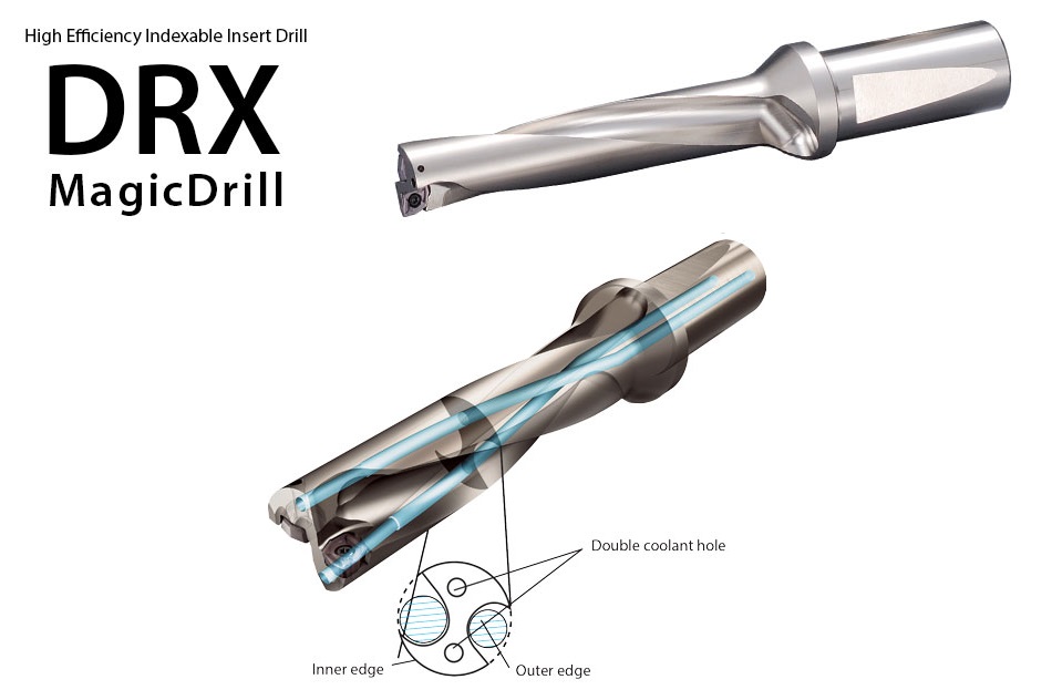 Dao khoan ghép mảnh DRX
