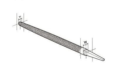 Giũa tròn (Round Engineer's Files) MA400